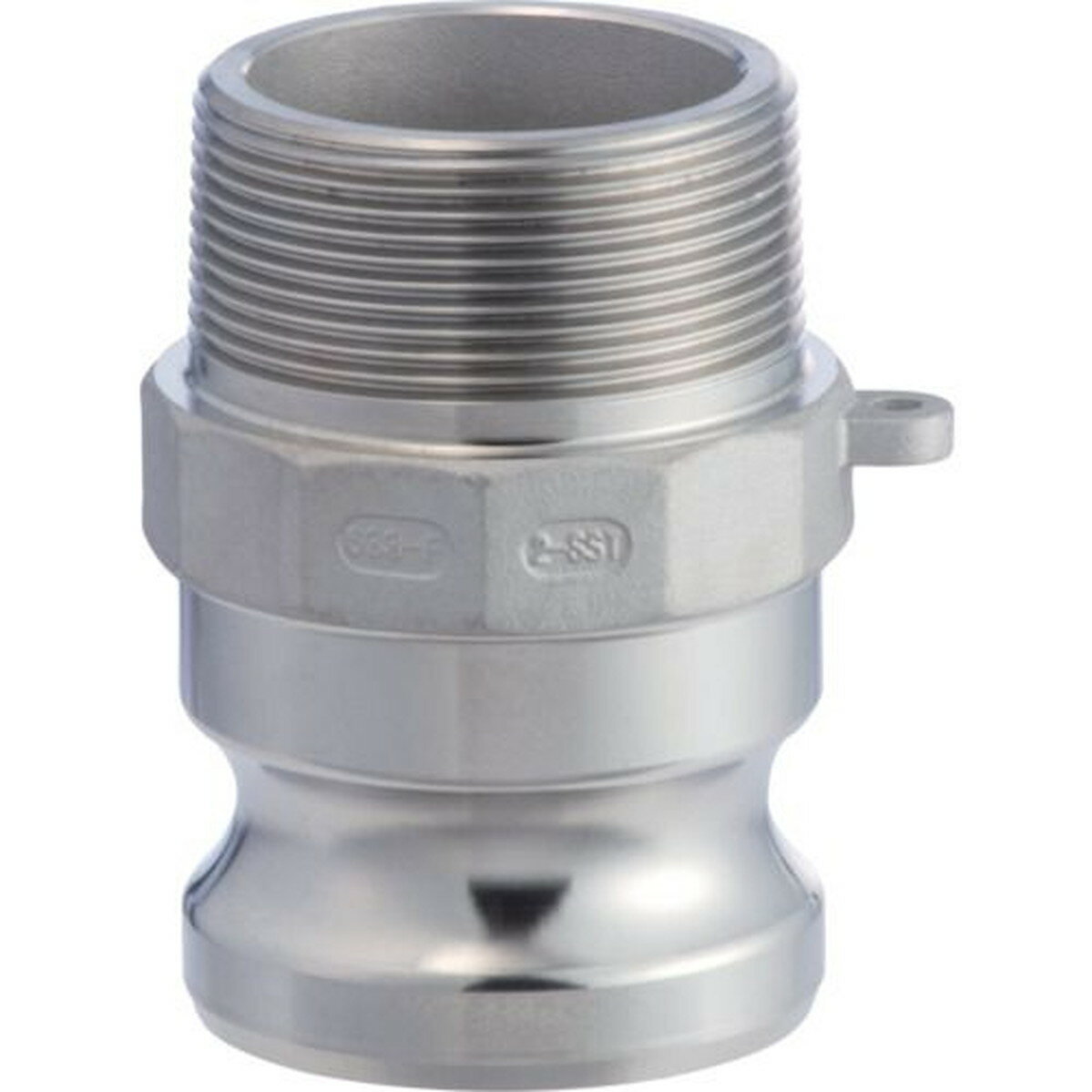 TOYOX　カムロック　アダプター　オネジ　ステンレス　633−FB　1／2インチ　SST　1個 (633FB12SST)