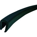 TRUSCO オール樹脂ワンタッチガスケット 2m エラストマー 板厚 3.7mm 横取り付け 1巻 (AJWPET052MBK)