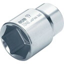 TONE ソケット(6角) 対辺寸法13mm 全長27mm 1個 (3S13)