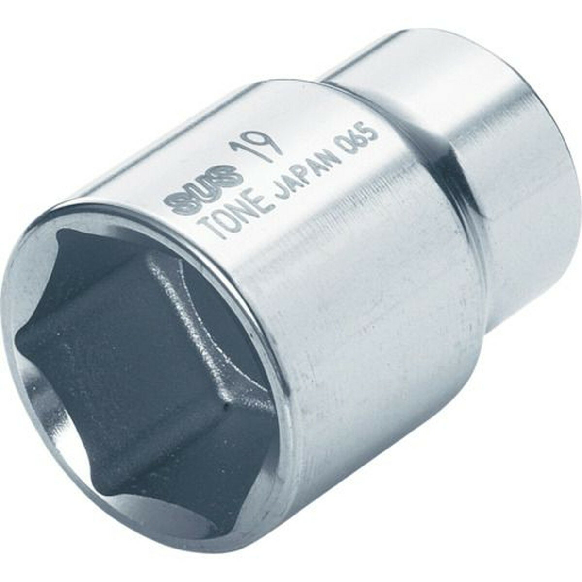 TONE　ソケット（6角）　対辺寸法14mm　全長27mm　1個 (3S14)