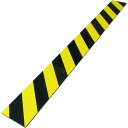 日東エルマテ NEWトラクッション 5mm×100mm×1m 黄/黒 1枚 (TR1001)(4)