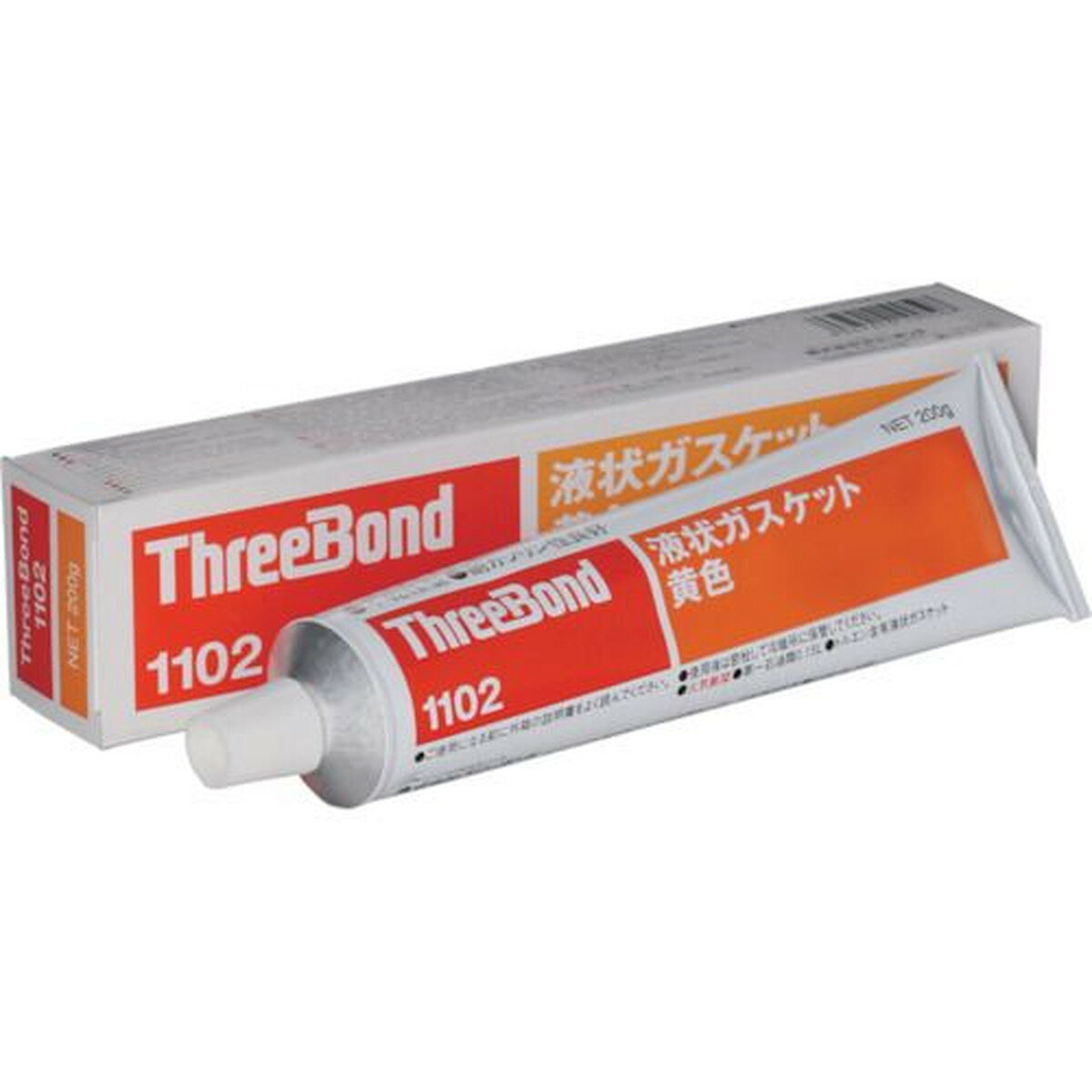 THREEBOND　液状ガスケット　TB1102　工業用シーリング剤　シール剤　200g　黄色　耐水