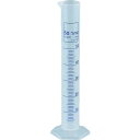 TRUSCO メスシリンダー 50ml 青目盛付 PP製 1個 (MS50)