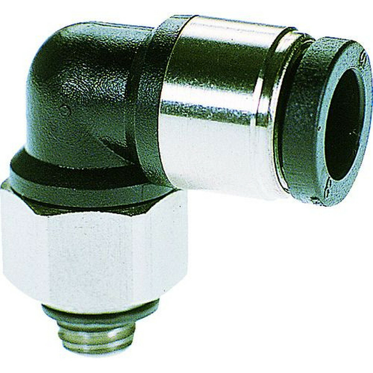 チヨダ　チューブ継手　ミニメイルエルボ　6mm　M5×0．8　1個 (M6RM5ML)