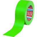 tesa 補修用布テープ 蛍光グリーン 25mmx25m 1巻 (46712525FG)