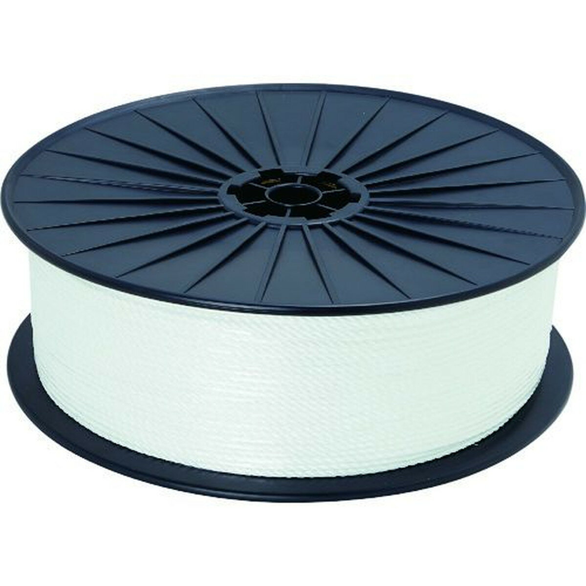 TRUSCO　ドローン用パイロットロープ　PP4mm　長さ500m　ボビン巻き　ホワイト　1巻 (DROPE4500W)