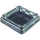 TRUSCO 【売切廃番】PET製超耐寒小型容器 PETYー6565用蓋 透明 100枚入 1袋 (PETY6565F)