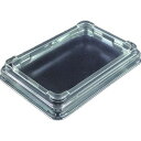 TRUSCO 【売切廃番】PET製超耐寒小型容器 PETYー97565用蓋 透明100枚入 1袋 (PETY97565F)