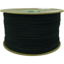 ユタカメイク タイトゴムロープドラム巻 4.5mm×200m ブラック 1巻 (PRT20)