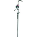 アクアシステム 溶剤・薬品用手廻しドラムポンプ (ステンレス・樹脂) 1台 (HRP253)