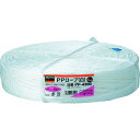 TRUSCO PPロープ 幅4mmX長さ300m 白 1巻 (PP4300)