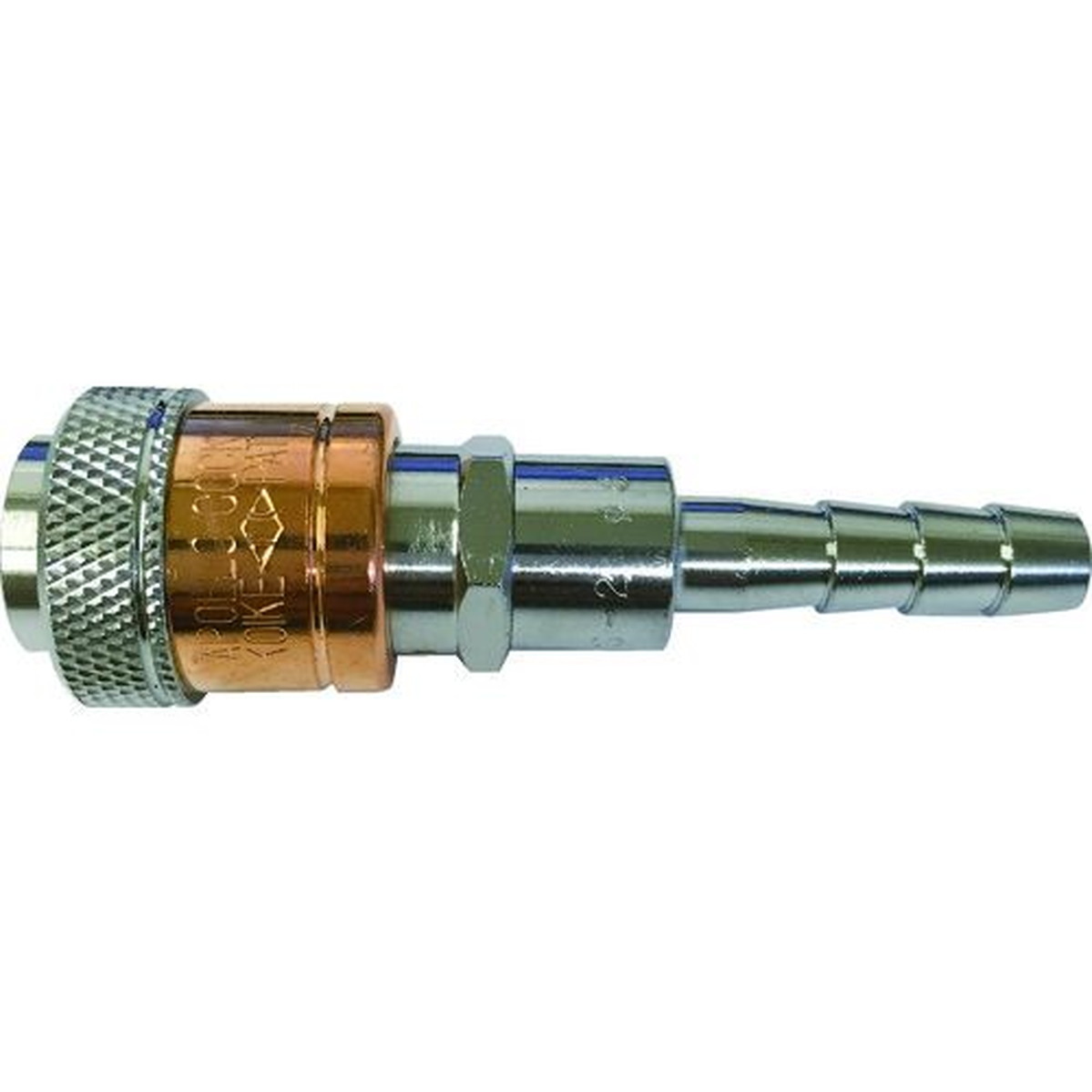 小池酸素 アポロコック(ソケット) ホース用 適用流体燃料ガス 接続サイズφ8 S1A02132 1個 (AS28)