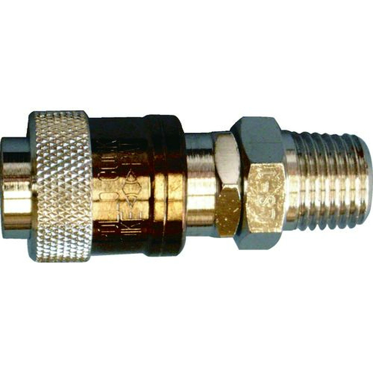 小池酸素 アポロコック(ソケット) 配管用 適用流体酸素 接続サイズPT1/4 S1A02461 1個 (LS1)