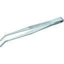 TRUSCO ステンレス製ピンセット 150mm 曲ギザ付 1本 (TSP24)