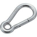 TRUSCO ステンレススナップフック A型 線径Φ5×開口7mm (2個入) 1袋 (TSF5A)