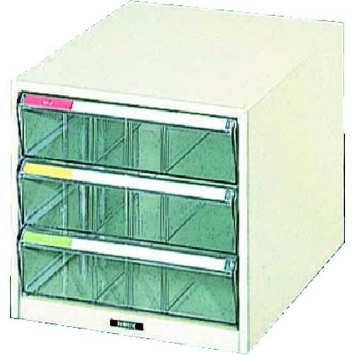 TRUSCO　B4型レターケース　深型3段　1台 (TB4M3P)