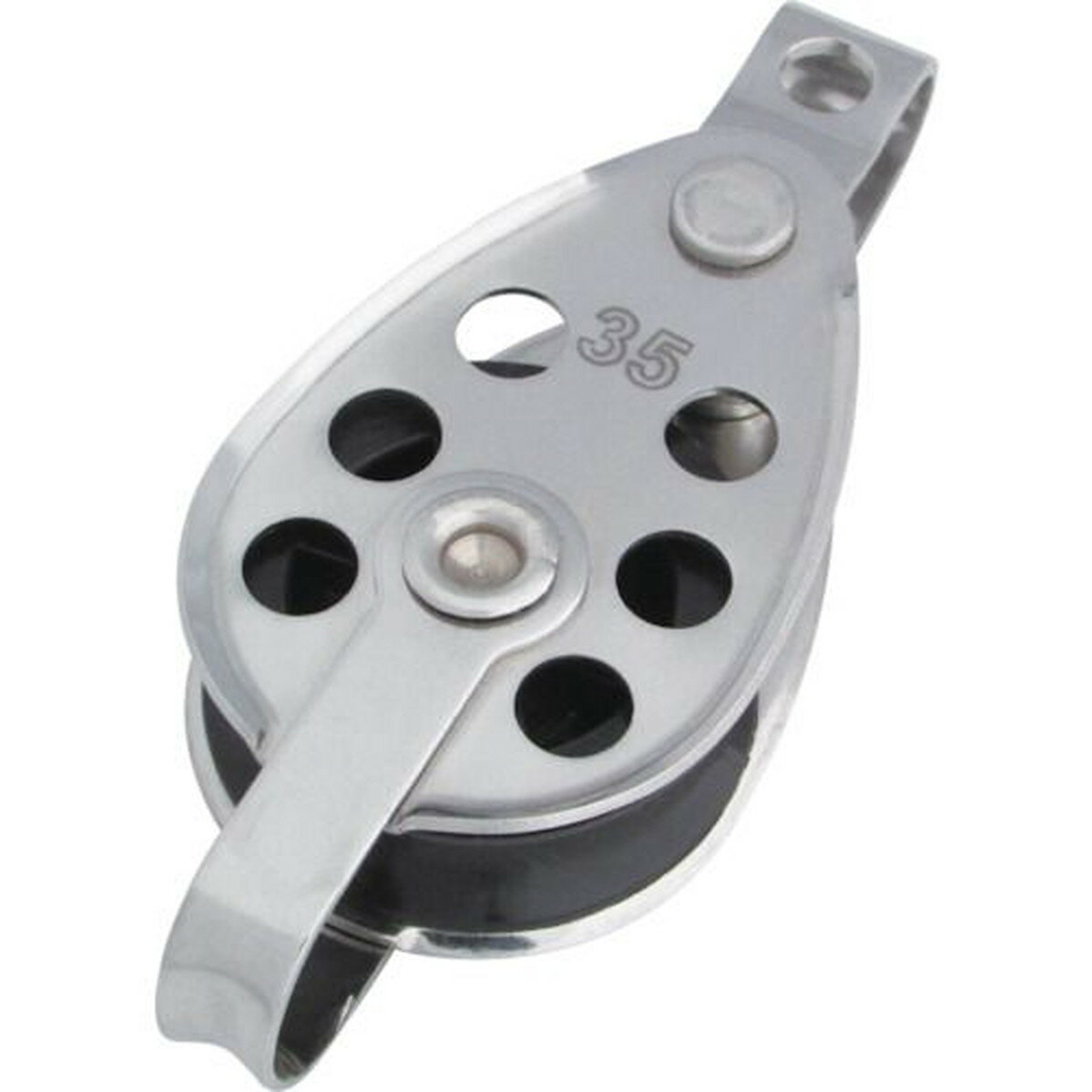 水本　滑車　ステンレス　プーリーブロック　使用ロープ径Φ8〜10mm　基本使用荷重0．05t　1個 (B1430)