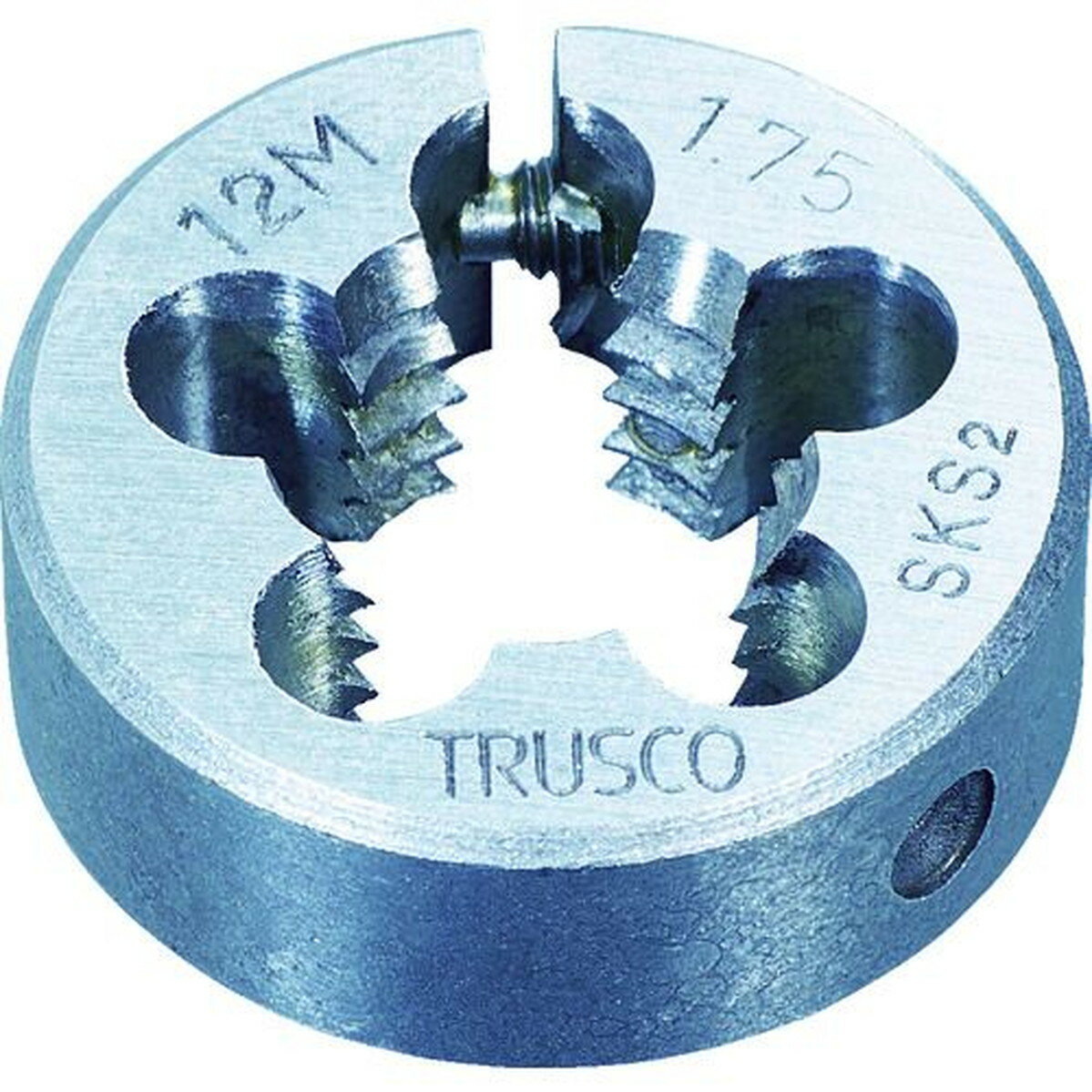 TRUSCO 丸ダイス 25径 M3×0．5 （SKS） 1個 (T25D-3X0.5)