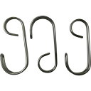 ユタカメイク 金具 ゴムロープ金具 広口フック3ヶ入 1S (GA09)