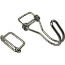 ユタカメイク 金具 ゴムロープ金具 20mm用線送り付きフック&線送り 1袋 (GA11)