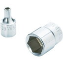 TONE ソケット(インチ) (6角) 吋目 11/32inch 差込角9.5mm 1個 (3SB11)