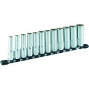 TONE ディープソケットセット(6角・ホルダー付) 12pcs 差込角12.7mm 1S (HSL412)