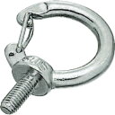 TRUSCO ステンレス フックアイボルト ねじ径M10X1.5 (1個=1袋) 1個 (TFIB10)