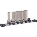 TONE インパクト用ロングソケットセット(ホルダー付) 5pcs 差込角9.5mm 1S (HNV305L)