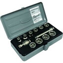 TONE インパクト用ソケットセット(メタルトレー付) 12pcs 差込角9.5mm 1S (NV3102)