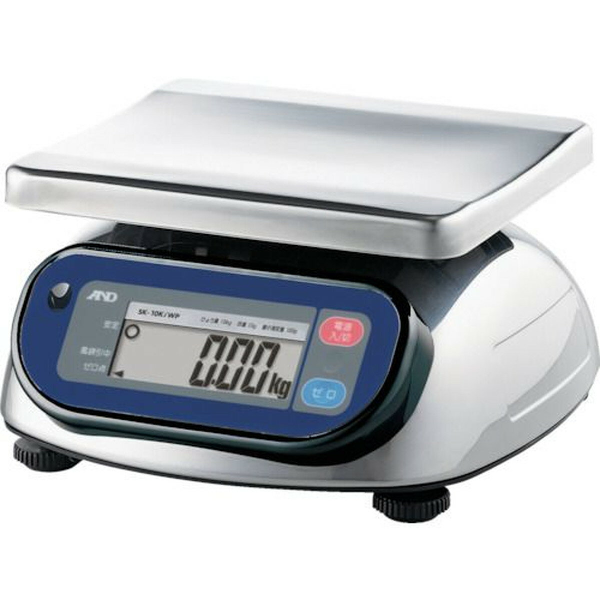A＆D　防塵防水デジタルはかり（検定付）　ひょう量10kg　1台 (SK10KIWP)