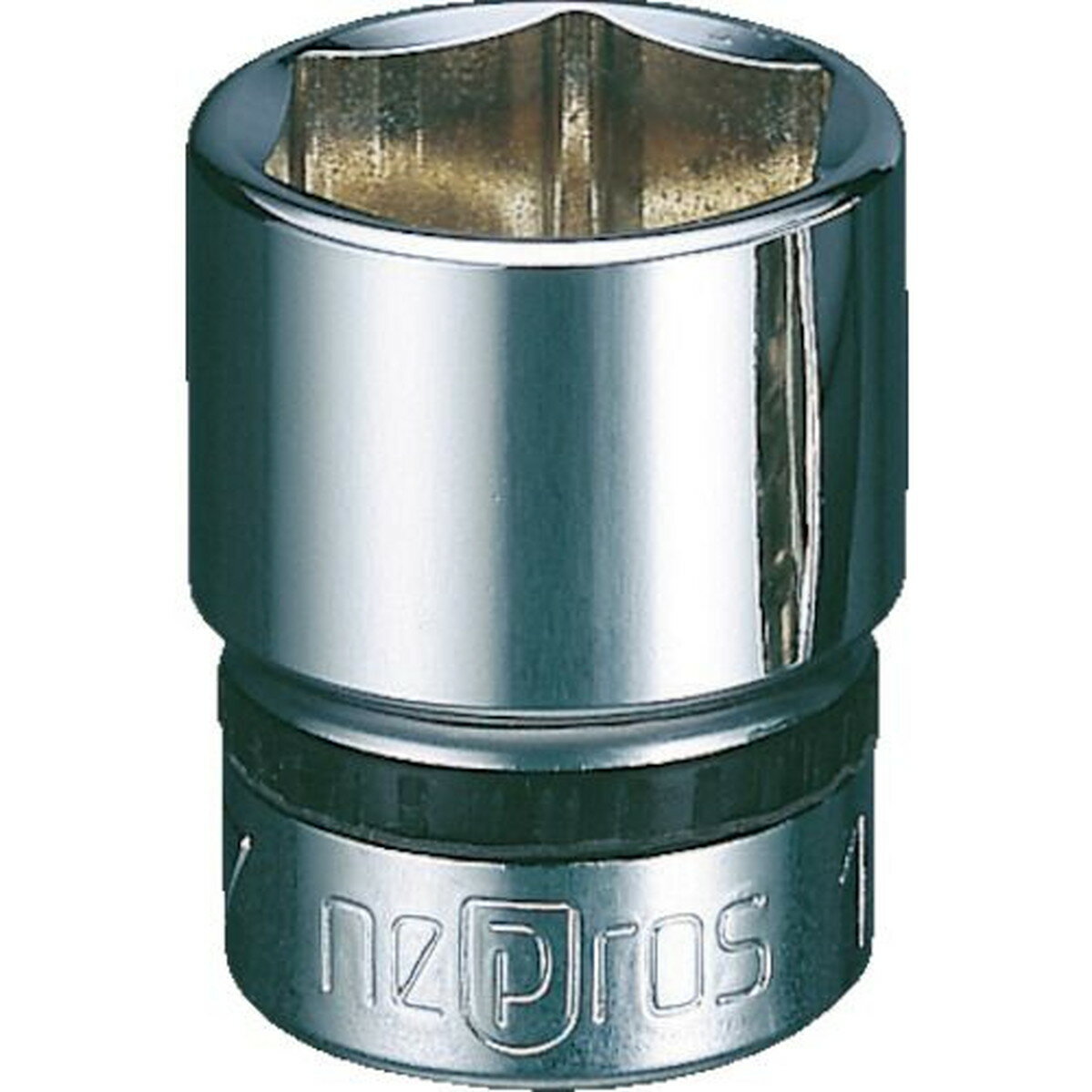 nepros　9．5sq．ソケット（六角）　対辺寸法18mm　差込角9．5mm　1個 (NB318)
