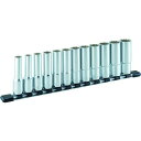 TONE ディープソケットセット(12角・ホルダー付) 12pcs 差込角12.7mm 1S (HDL412)