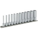 TONE ディープソケットセット(6角・ホルダー付) 12pcs 差込角6.35mm 1S (HSL212)