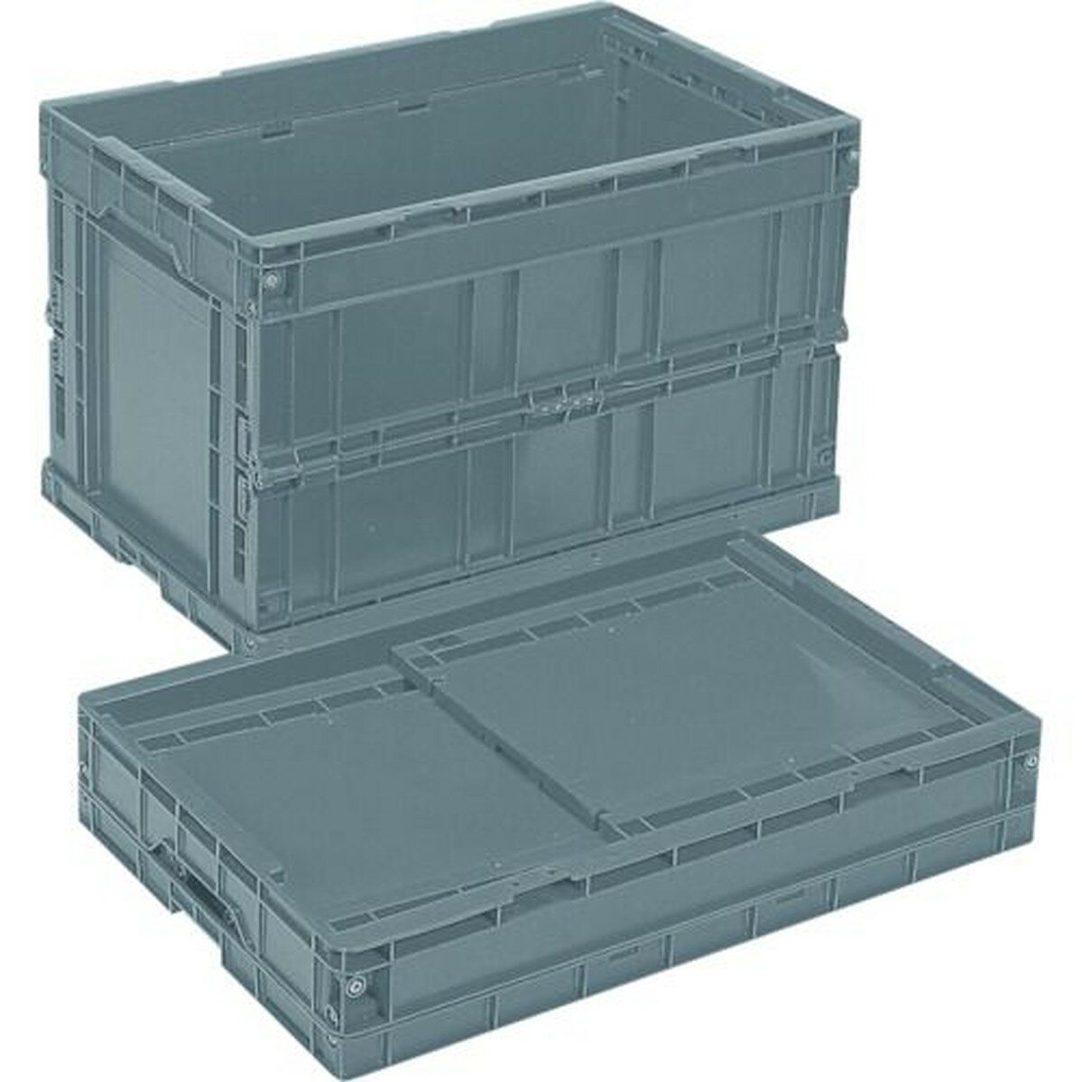 RISU　折りたたみコンテナ　108360　CB−S175C　グレー　1個 (CBS175C)