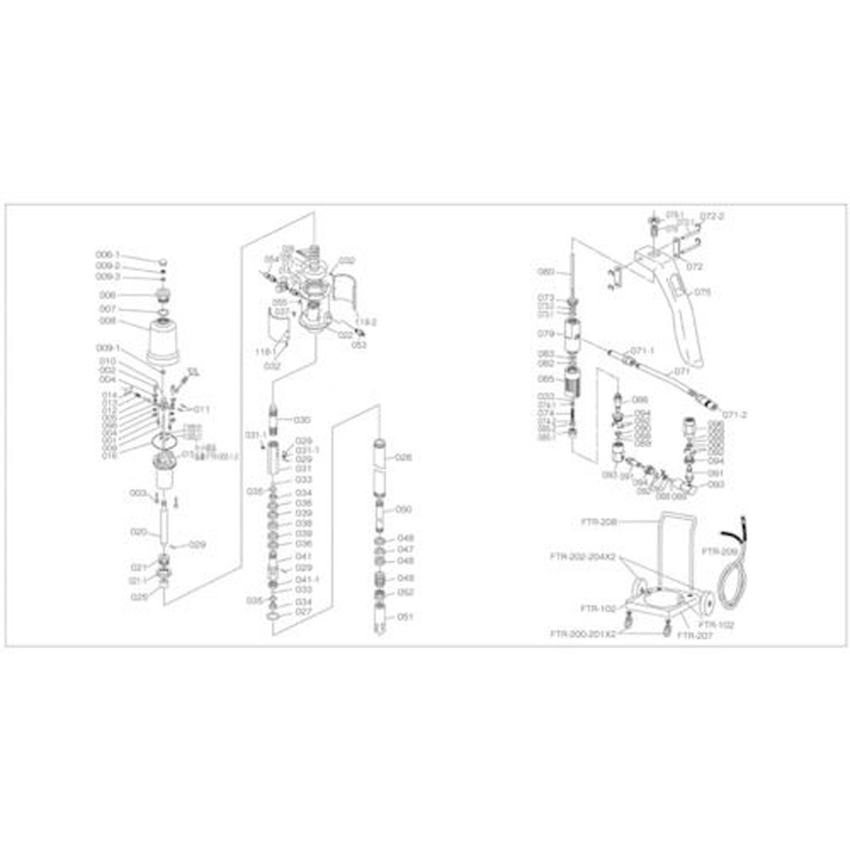 TRUSCO FTR65G用 ハイドロニップルチャック 1個 (FTR-071-2)