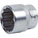 TRUSCO ソケット(12角) 差込角19.0 対辺55mm 1個 (TS655W)