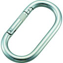 TRUSCO ステンレス カラビナ(環なし) 10mm 1個 (TKB1)