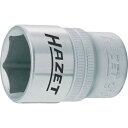 HAZET ソケットレンチ(6角タイプ・差込角12.7mm) 対辺寸法10mm 1個 (90010)