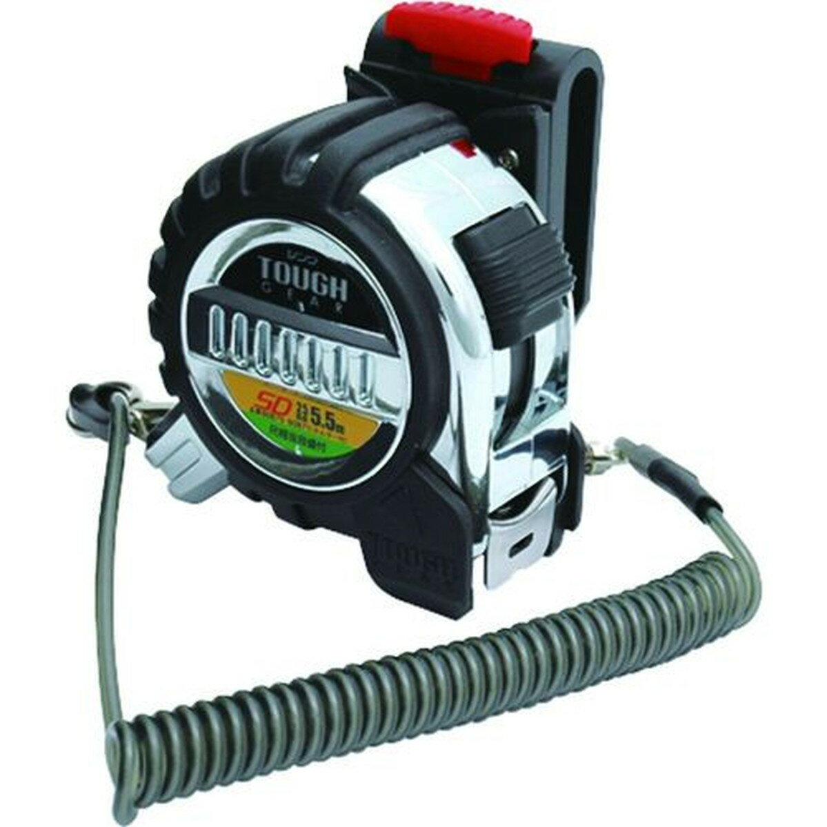 シンワ コンベックス タフギアSD 幅25mm 長さ5.5m 尺相当目盛 ホルダー付 1個 (80871)