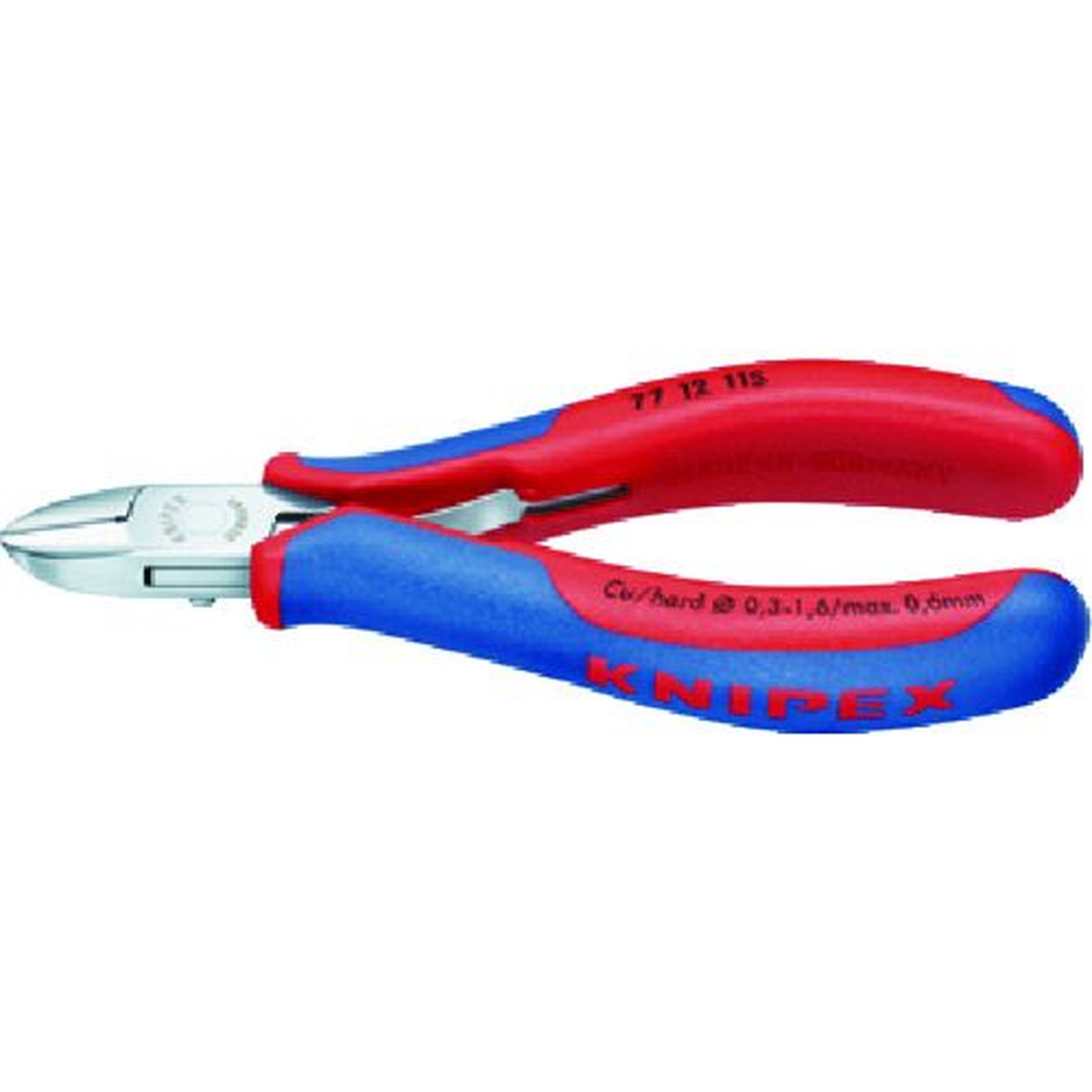 KNIPEX　精密用ニッパー　115mm　1丁 (7712115)