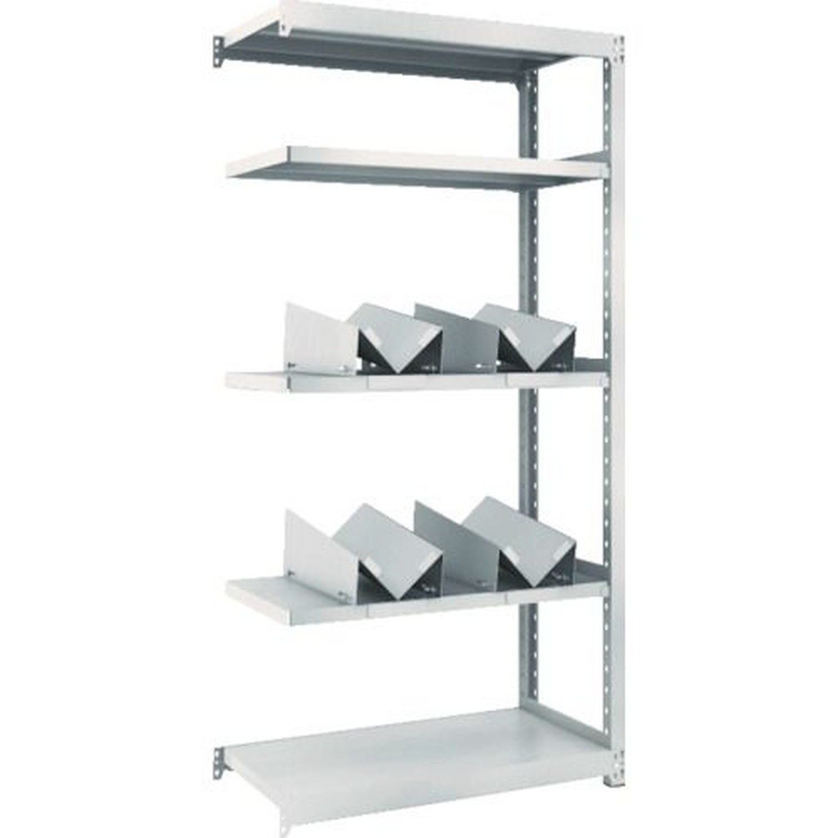 TRUSCO　スチールラック　M2型軽中量棚　1460X450XH1800　缶受X8付　連結　1台 (M26545KU8B)