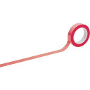 緑十字 クリーンルーム用ラインテープ 赤 HCP-25R 25mm幅×33m PET+PVC 1巻 (259034)