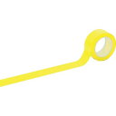 緑十字 クリーンルーム用ラインテープ 黄 50mm幅×33m PET+PVC 1巻 (259043)