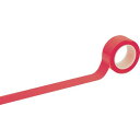 緑十字 クリーンルーム用ラインテープ 赤 50mm幅×33m PET+PVC 1巻 (259044)