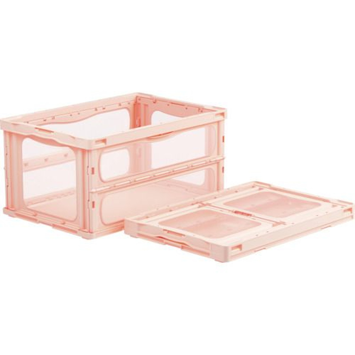 サンコー　折りたたみコンテナー　559190　マドコンライトO−75Bピンク　1個 (SKMLOO75BPNK)