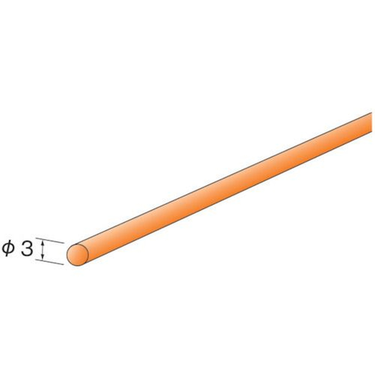Minimo　ファイバーストーンスティック＃600　Φ3　1個 (RD3086)