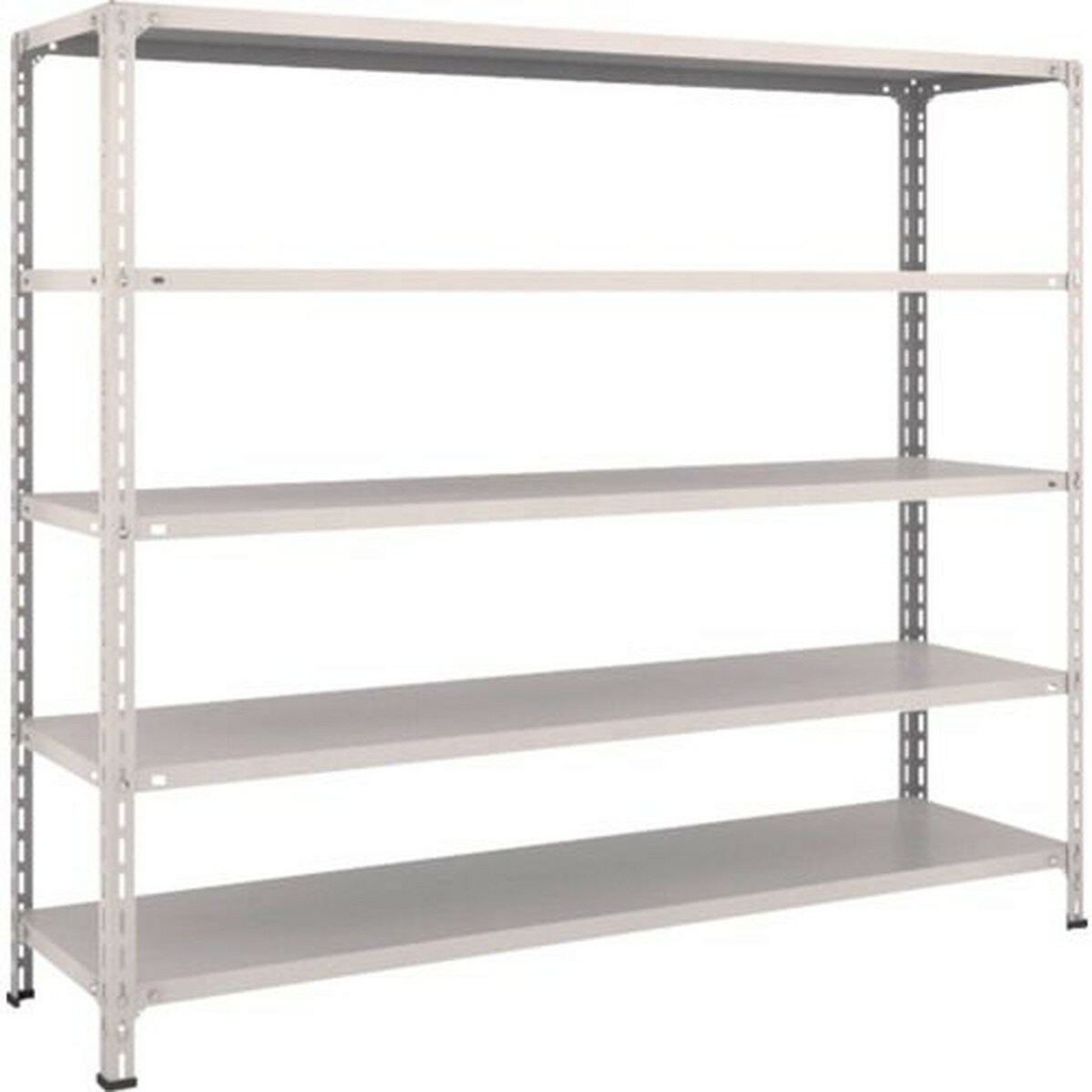 TRUSCO　スチールラック　軽量棚開放型　W1800XD450XH1500　5段　ネオグレー　1台 (56X15)