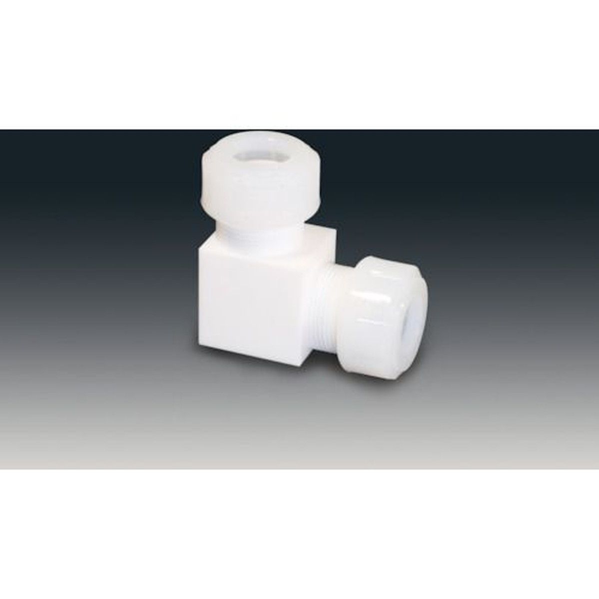 フロンケミカル PTFEスリーシール式L型ジョイント 10φ 1個 (NR1090-003)