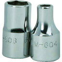 WILLIAMS 1/4ドライブ ショートソケット 6角 13mm 1個 (JHWMM613)