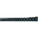 WILLIAMS インパクト用ソケットセット 1/2 ショート 6角 16個 1S (JHWMS416RC)